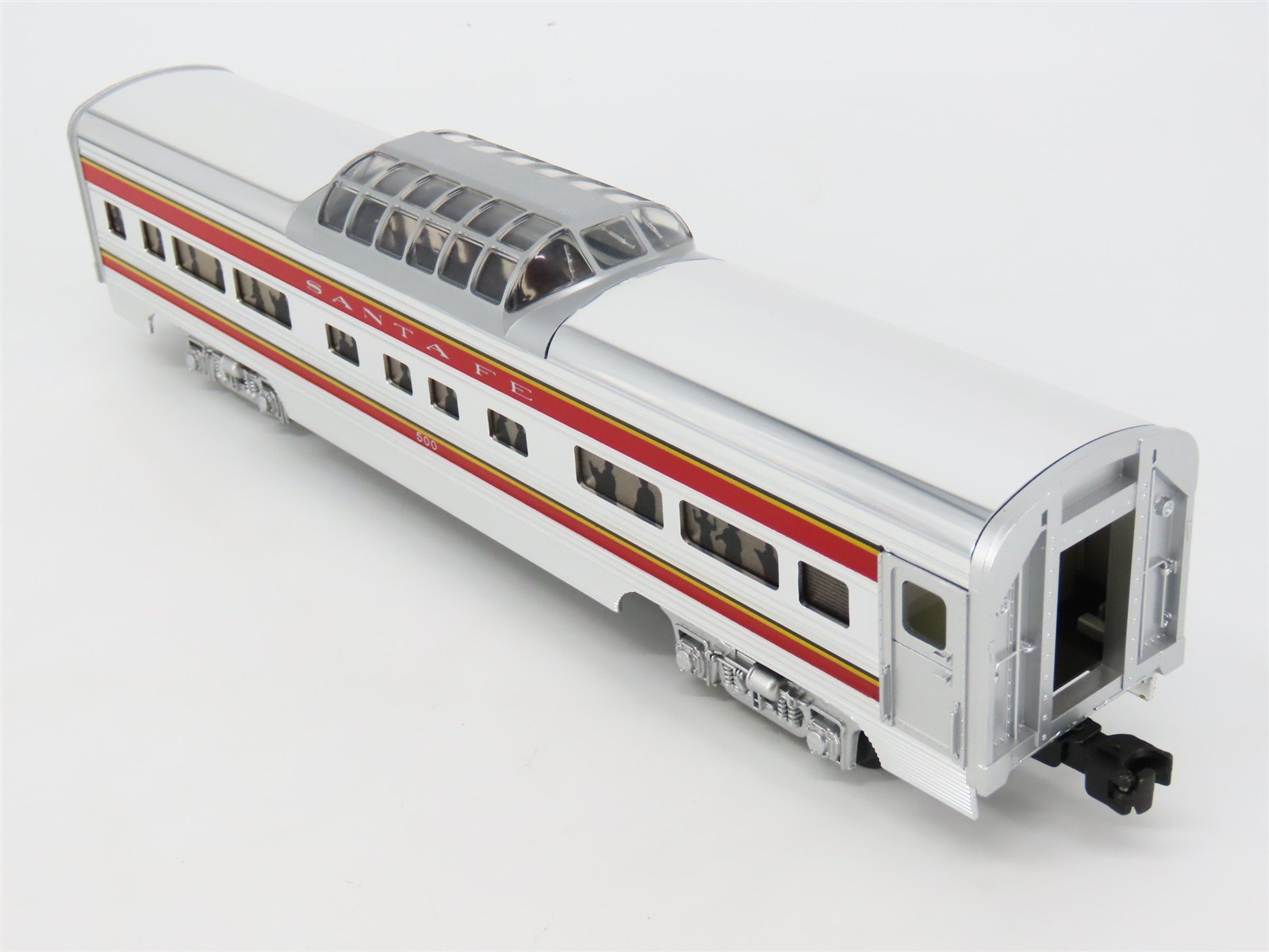 O Gauge 3-Rail MTH 20-2153 ATSF Santa Fe El Capitan Aluminum 4-Car Passenger Set