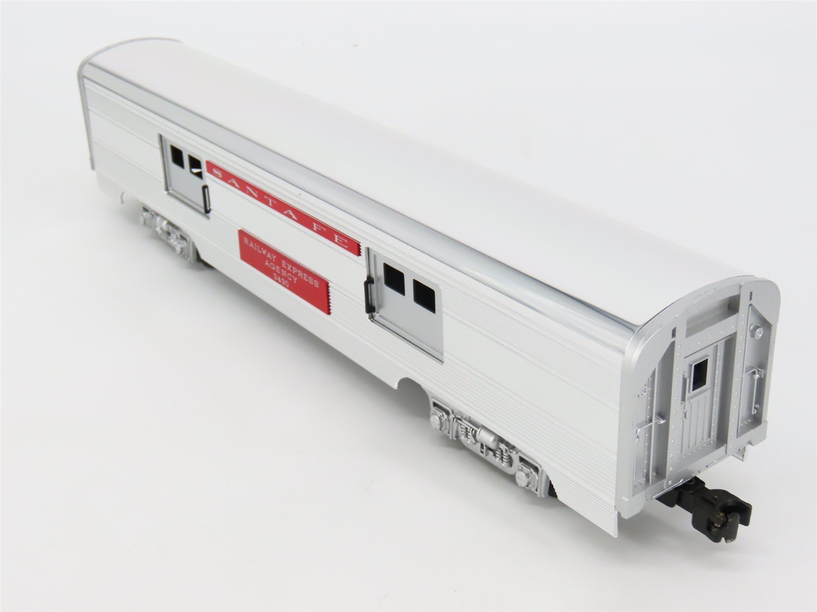 O Gauge 3-Rail MTH 20-2153 ATSF Santa Fe El Capitan Aluminum 4-Car Passenger Set