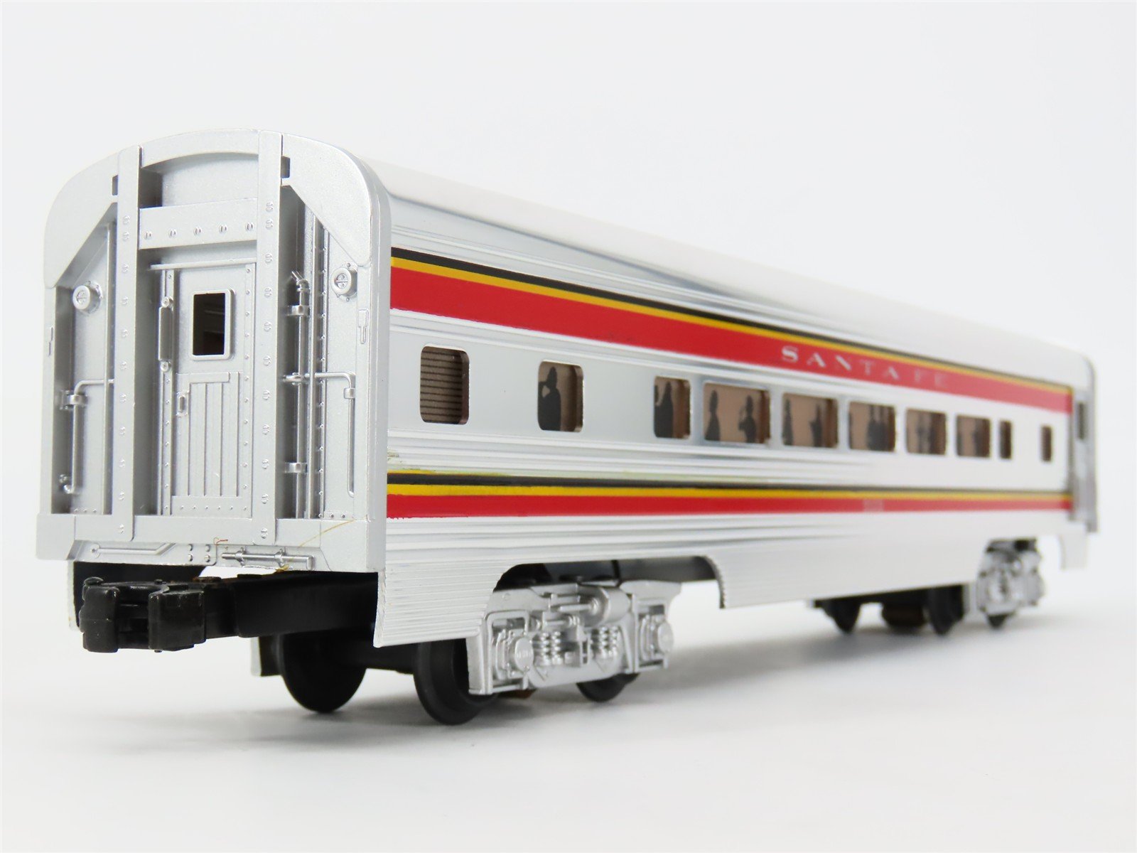 O Gauge 3-Rail MTH 20-2153 ATSF Santa Fe El Capitan Aluminum 4-Car Passenger Set