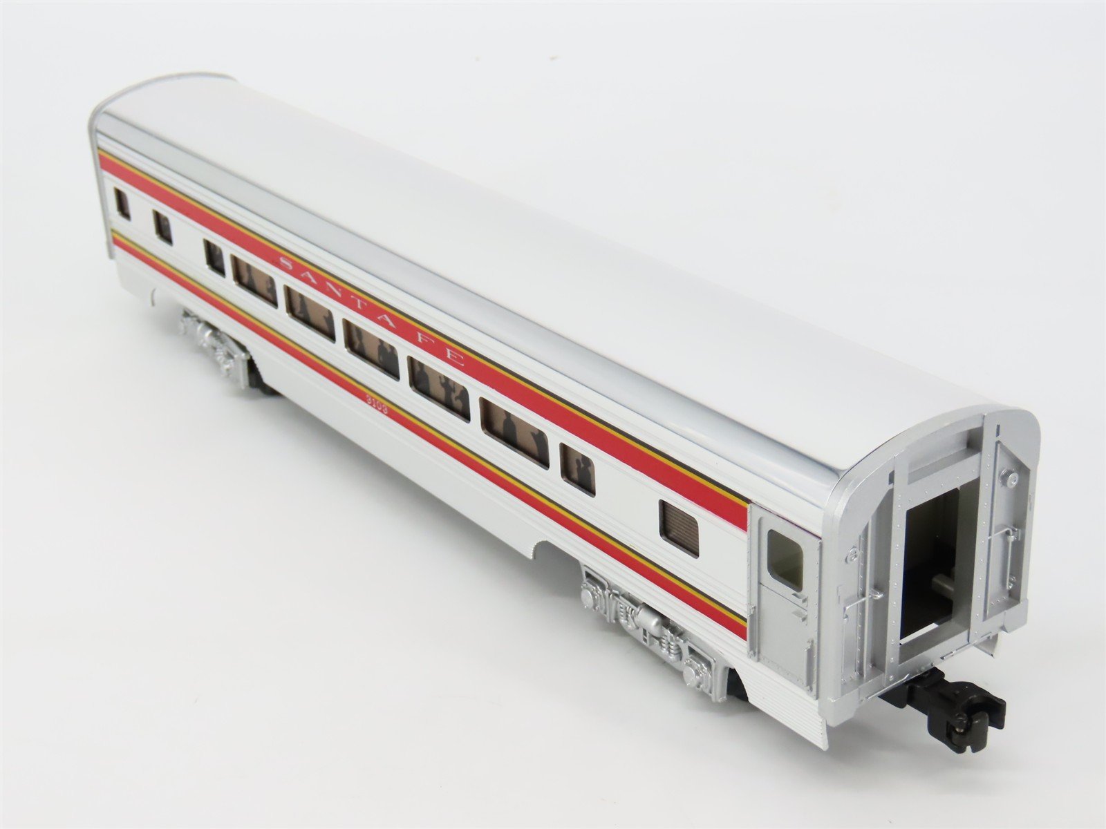 O Gauge 3-Rail MTH 20-2153 ATSF Santa Fe El Capitan Aluminum 4-Car Passenger Set