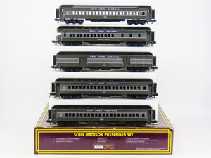 O Gauge 3-Rail MTH 20-4026 NYC New York Central Madison 5-Car Passenger Set