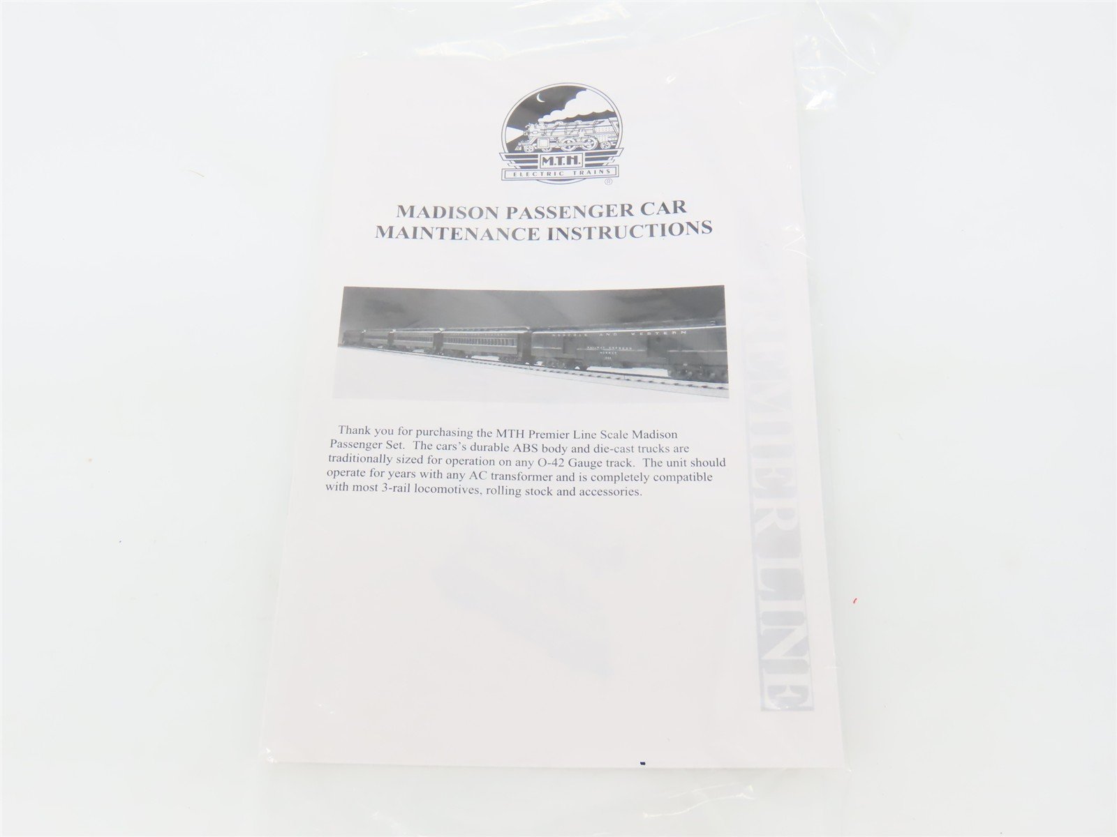 O Gauge 3-Rail MTH 20-4026 NYC New York Central Madison 5-Car Passenger Set
