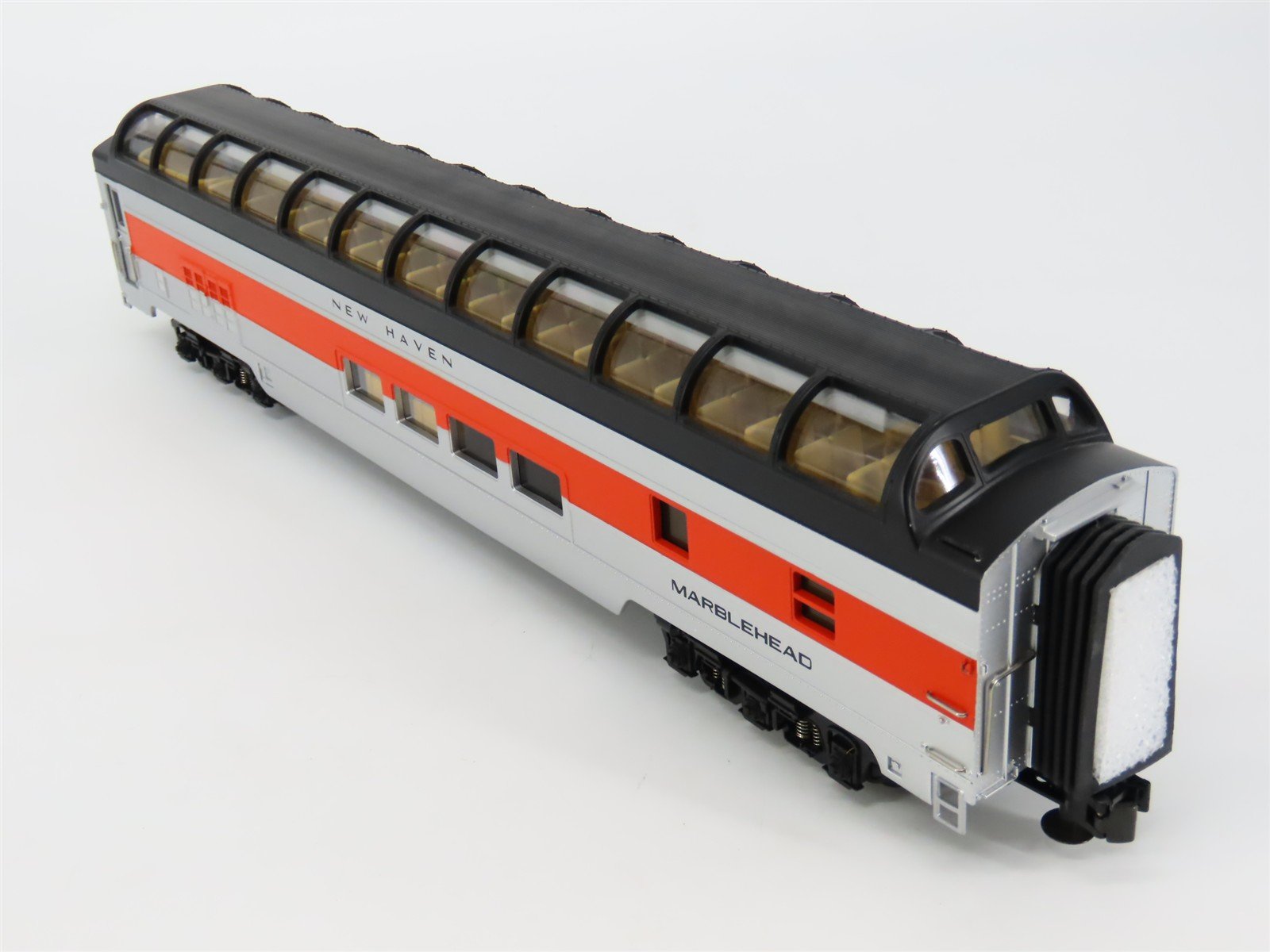 O Gauge 3-Rail MTH 20-80005C NH New Haven 70' Vista Dome Passenger 