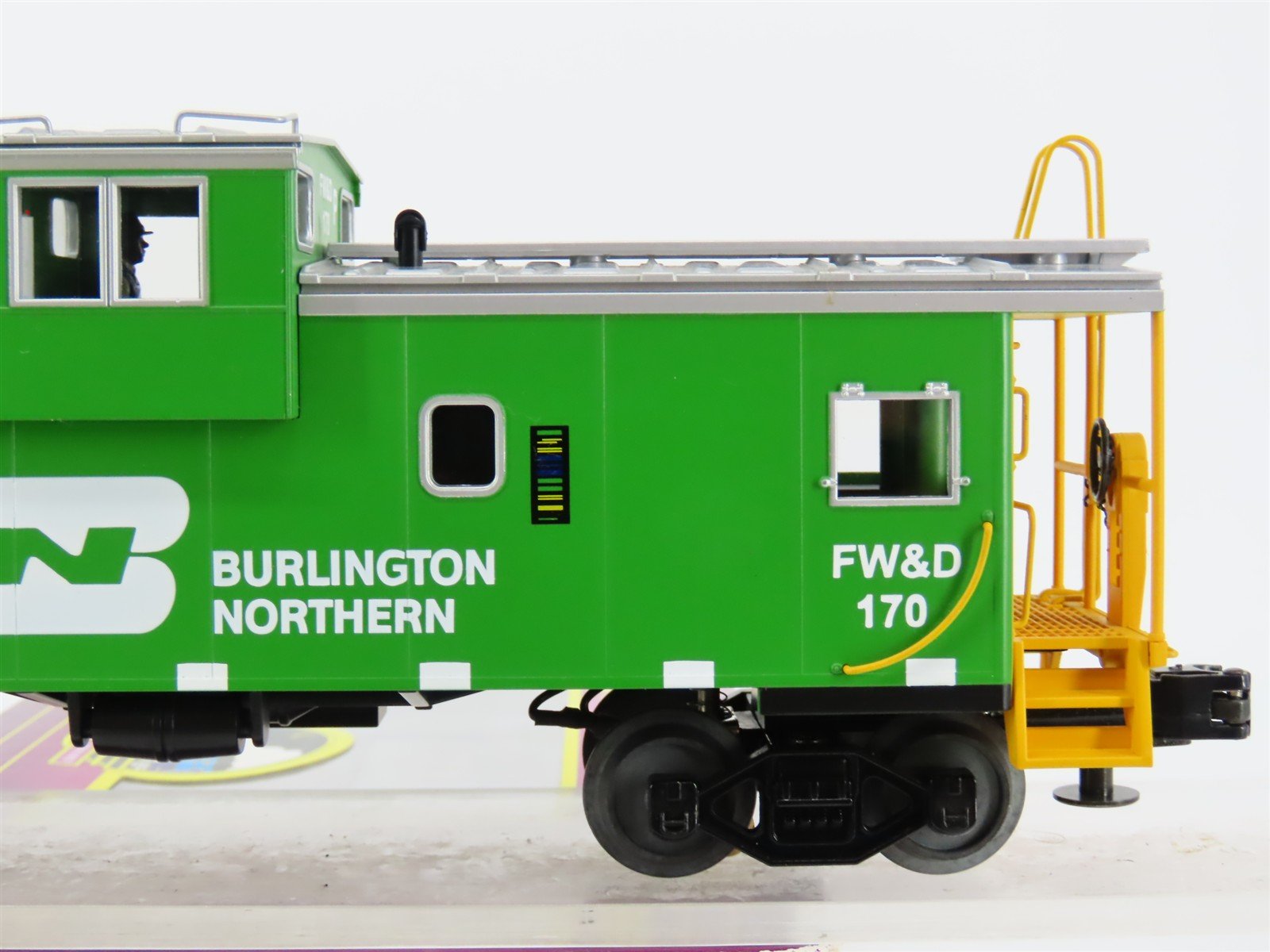 O Gauge 3-Rail MTH 20-90014F BN Burlington Northern EV Caboose #170 w/ Lights