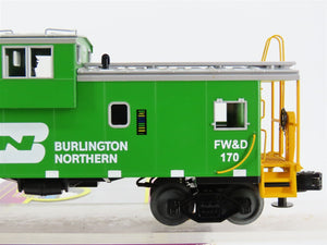 O Gauge 3-Rail MTH 20-90014F BN Burlington Northern EV Caboose #170 w/ Lights
