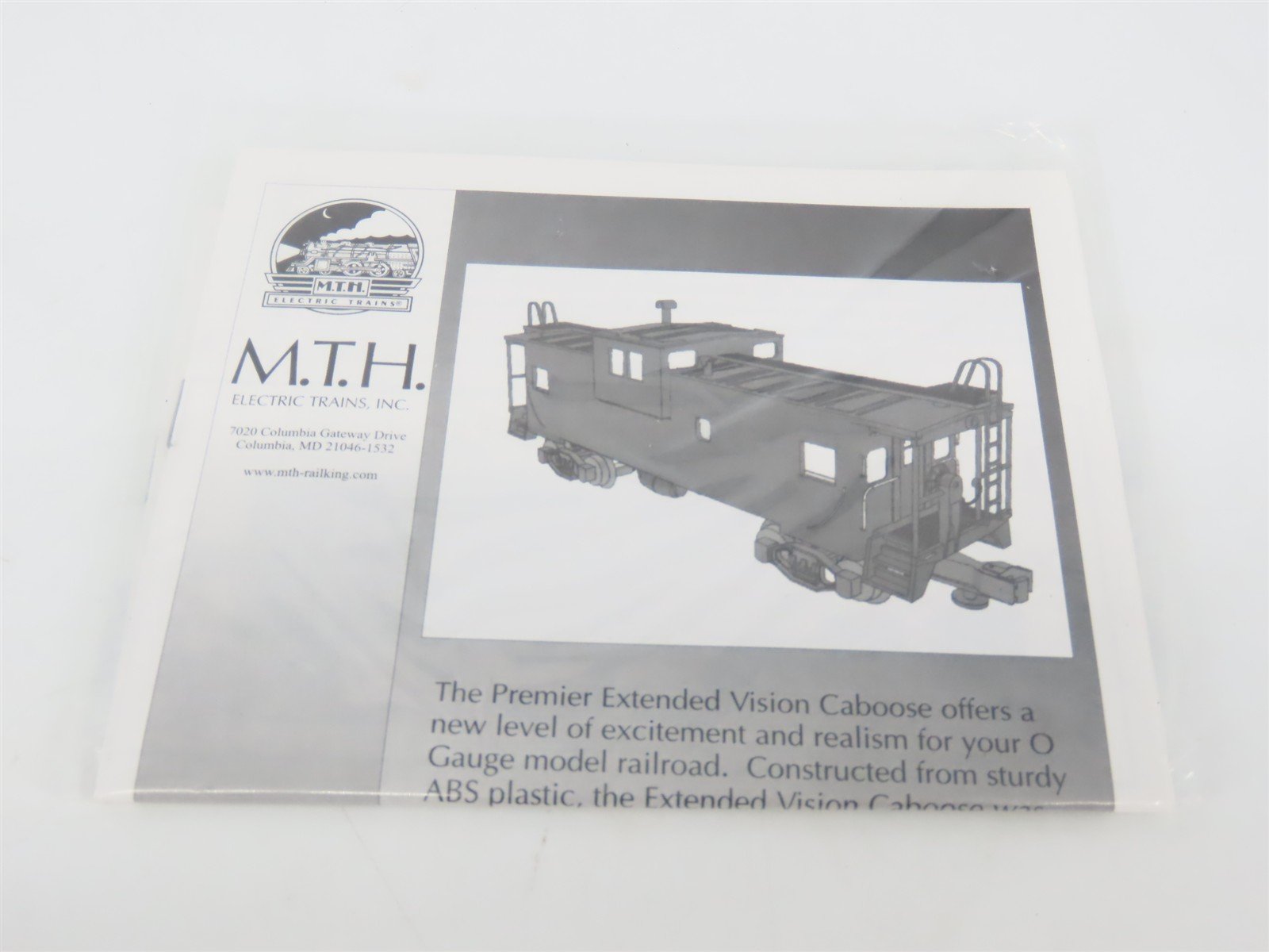 O Gauge 3-Rail MTH 20-90014F BN Burlington Northern EV Caboose #170 w/ Lights