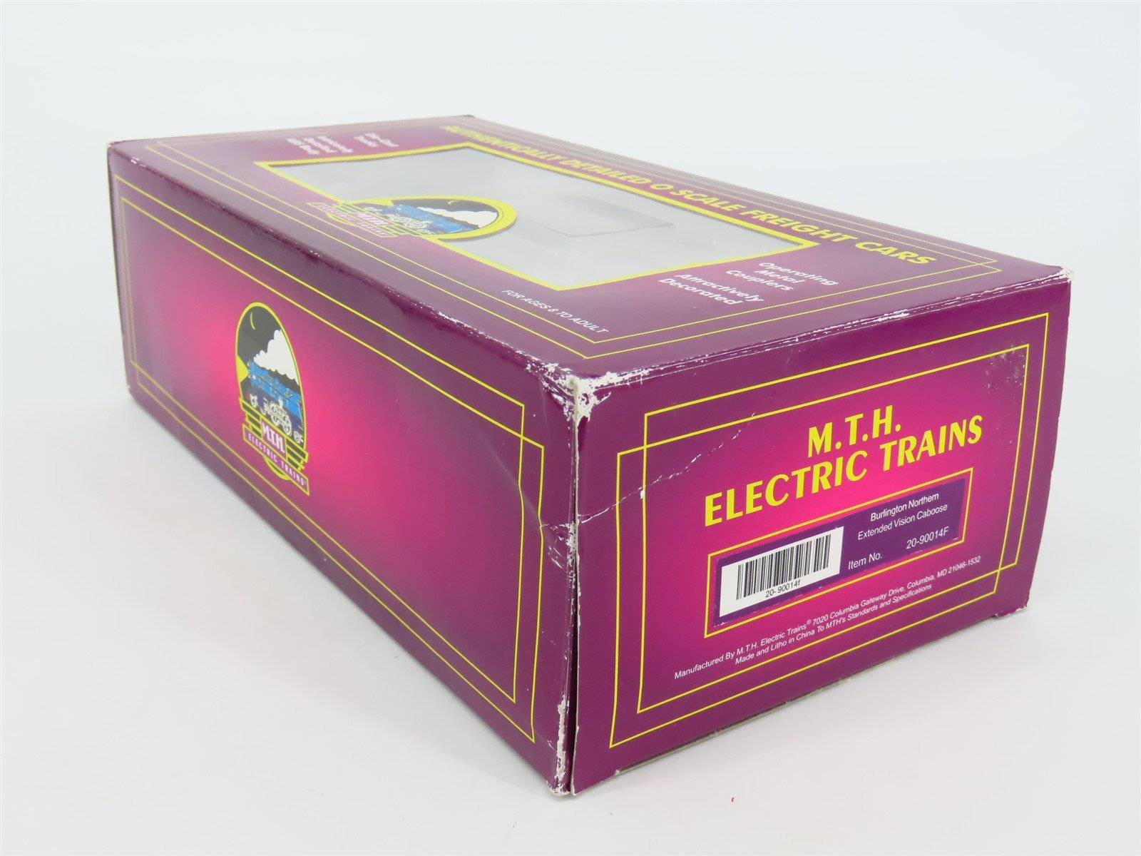 O Gauge 3-Rail MTH 20-90014F BN Burlington Northern EV Caboose #170 w/ Lights