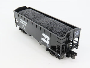 O Gauge 3-Rail MTH 20-90014D BN Burlington Northern 2-Bay Hopper #516147 w/ Load