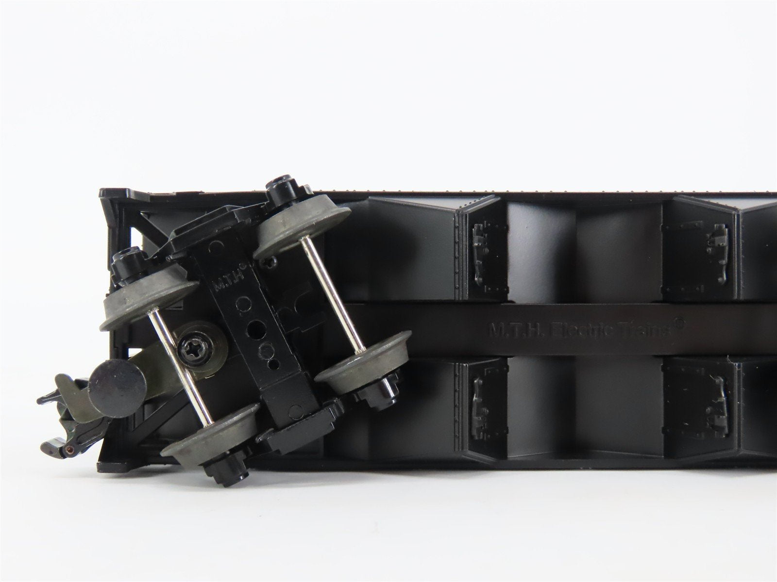 O Gauge 3-Rail MTH 20-90014D BN Burlington Northern 2-Bay Hopper #516147 w/ Load