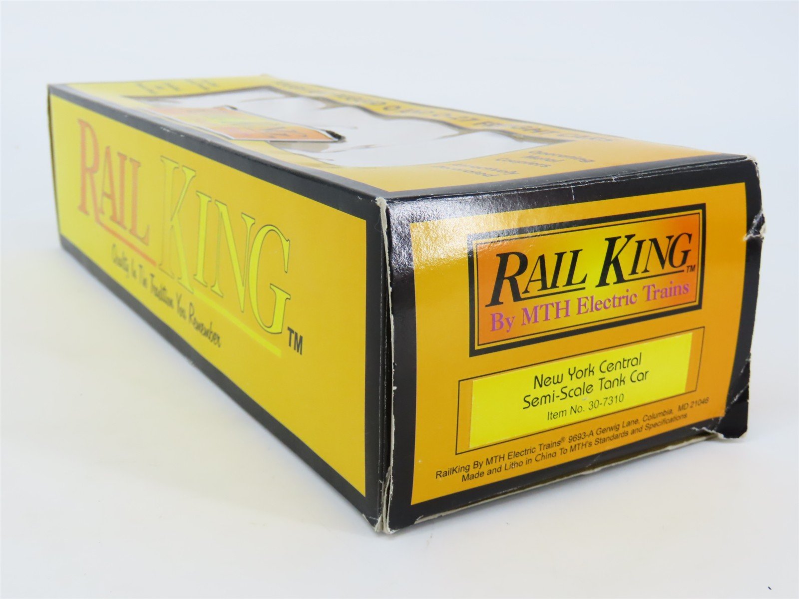 O Gauge 3-Rail MTH Rail King 30-7310 NYC New York Central Single Dome Tank Car