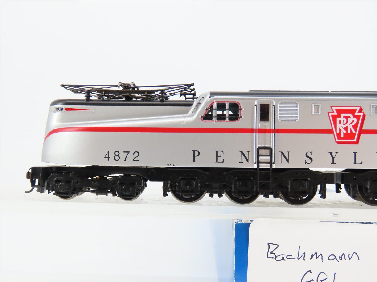 HO Scale Bachmann PRR Pennsylvania Silver GG1 Electric #4872 w/ DCC & Sound