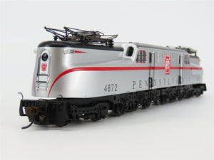 HO Scale Bachmann PRR Pennsylvania Silver GG1 Electric #4872 w/ DCC & Sound