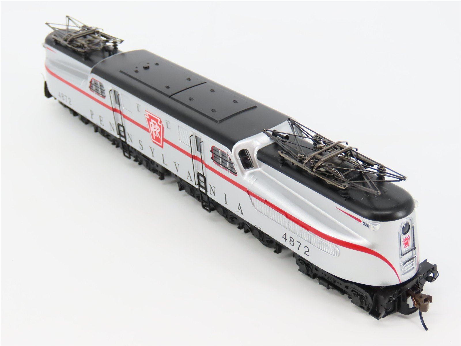 HO Scale Bachmann PRR Pennsylvania Silver GG1 Electric #4872 w/ DCC & Sound