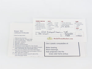 HO Bowser Executive 24688 PRR ALCO RS-3 Ph. III Diesel #8595 w/ DCC & Sound