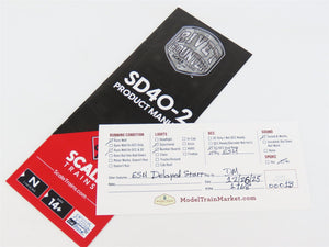 N Scaletrains SXT33813 SOU Southern EMD SD40-2 Diesel #3314 w/ DCC & Sound