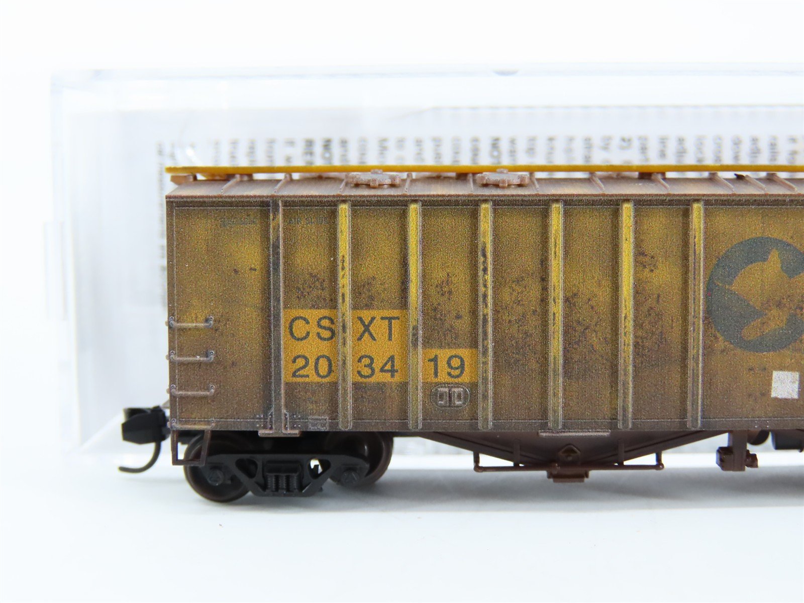N Micro-Trains MTL 98305021 CSXT CSX/ex-Chessie 50' Airslide Hopper - Weathered