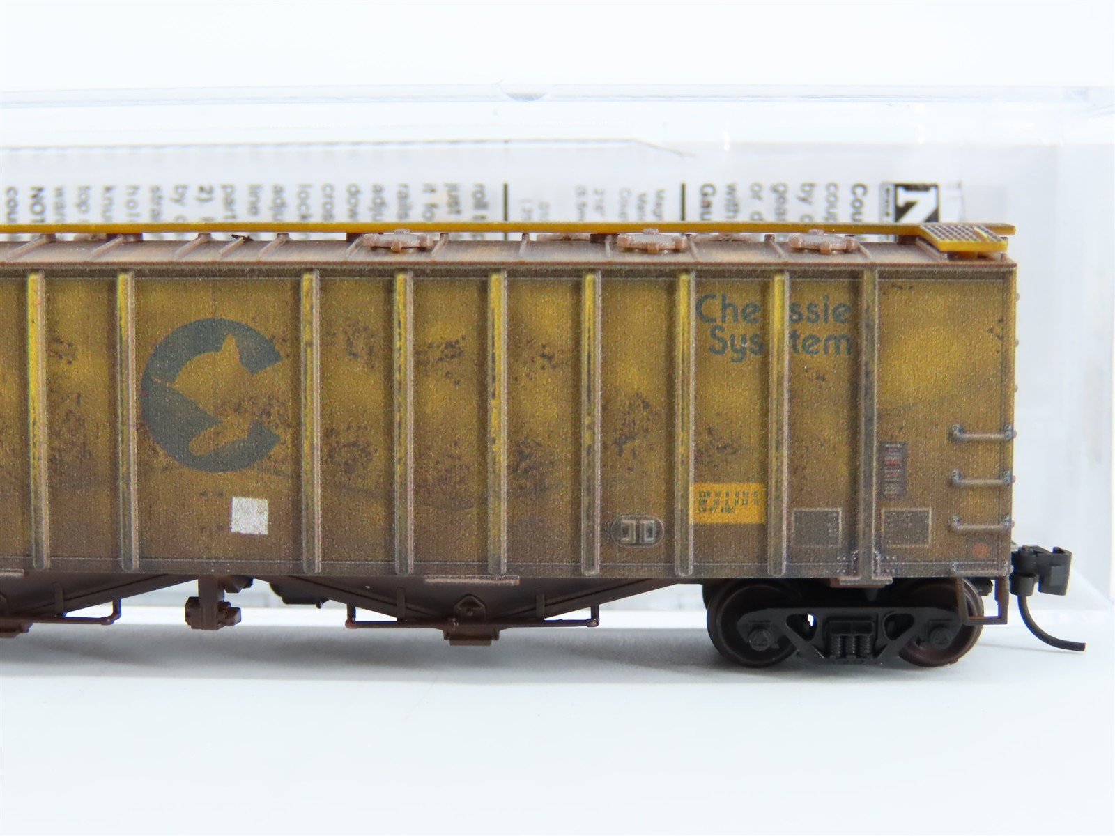 N Micro-Trains MTL 98305021 CSXT CSX/ex-Chessie 50' Airslide Hopper - Weathered