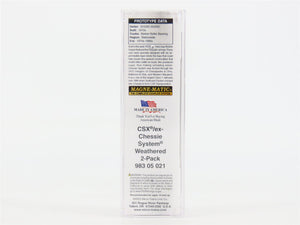 N Micro-Trains MTL 98305021 CSXT CSX/ex-Chessie 50' Airslide Hopper - Weathered