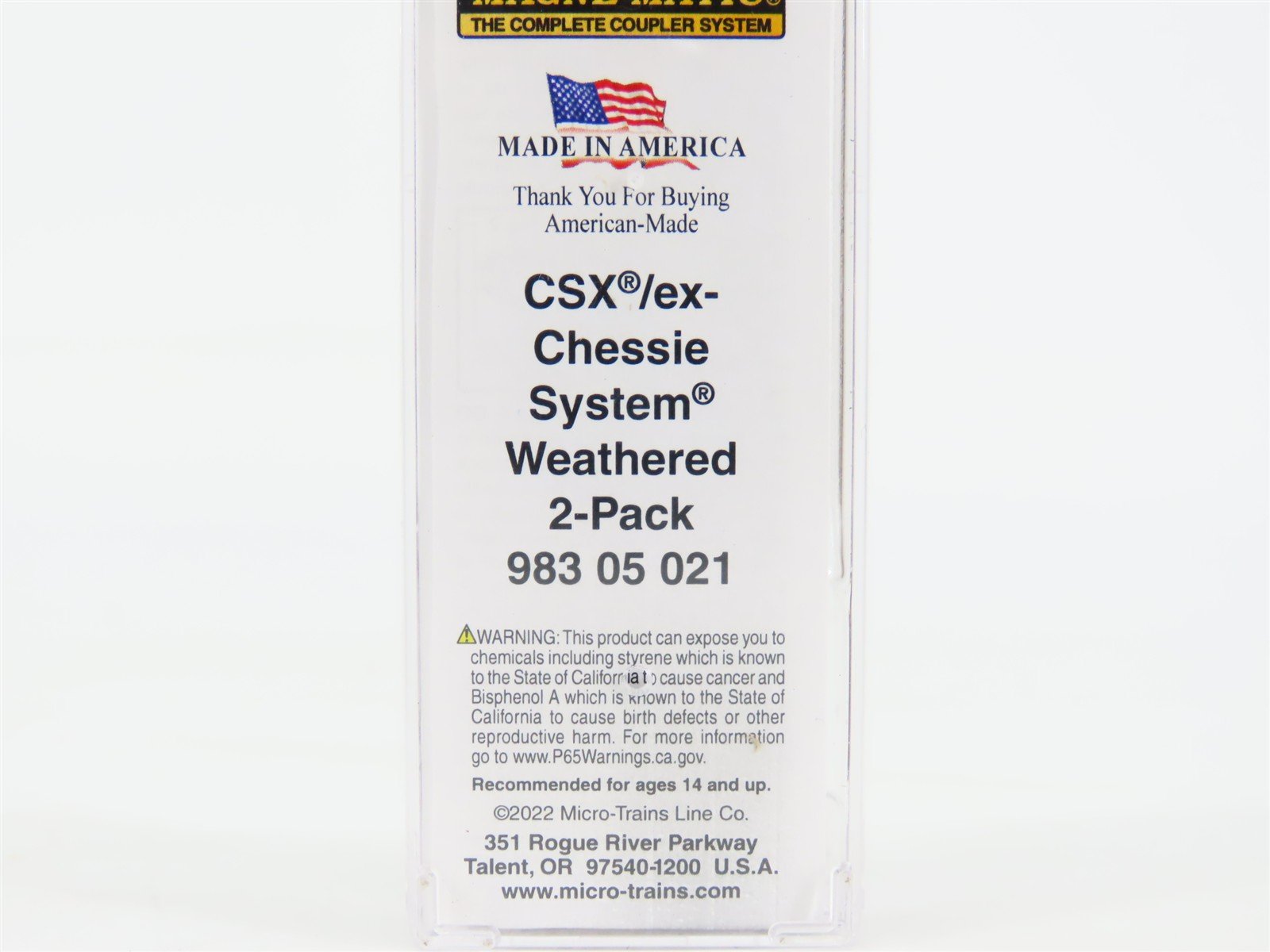 N Micro-Trains MTL 98305021 CSXT CSX/ex-Chessie 50' Airslide Hopper - Weathered