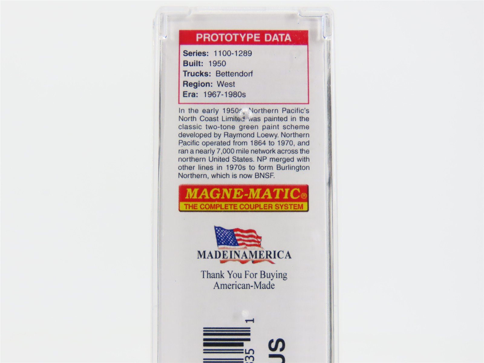 N Scale Micro-Trains MTL 18000180 NP Northern Pacific 50' Box Car #1213