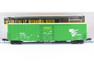N Scale Athearn 24705 BNFE Western Fruit Express 57' Mech Reefer #11783 w/ Sound