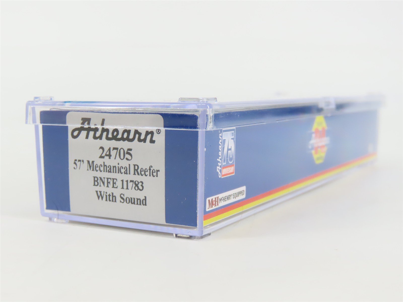 N Scale Athearn 24705 BNFE Western Fruit Express 57' Mech Reefer #11783 w/ Sound