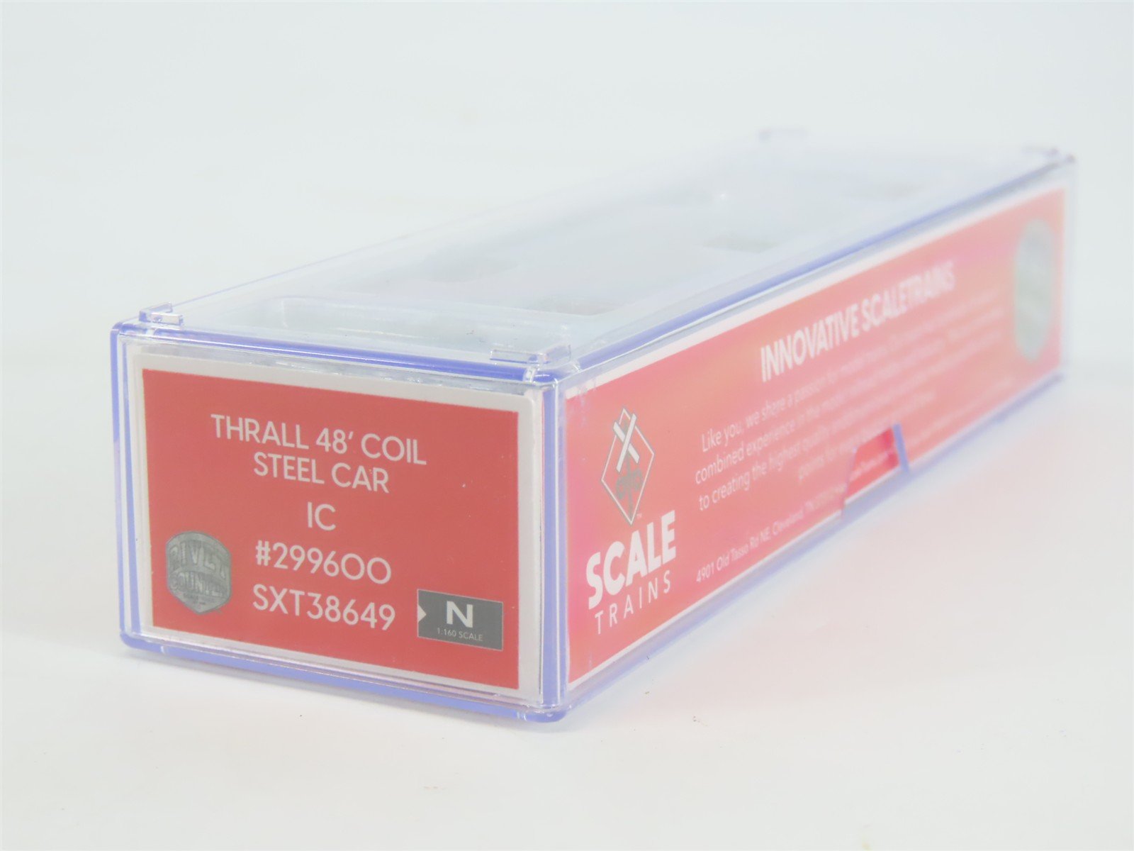 N Scaletrains Rivet Counter SXT38649 IC Illinois Central 48' Coil Steel Car