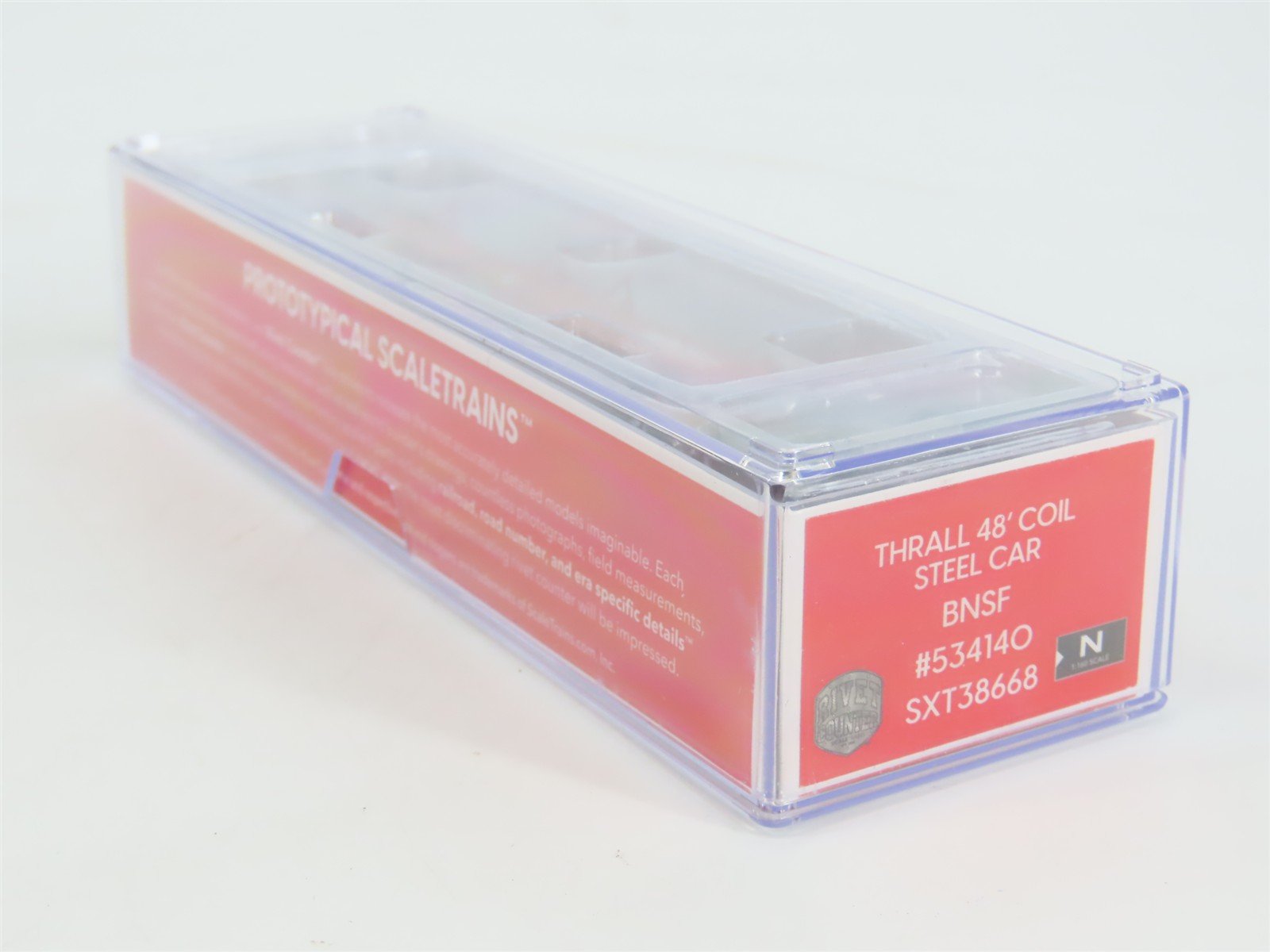 N Scaletrains Rivet Counter SXT38668 BNSF Railway 48' Coil Steel Car #534140