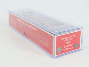 N Scaletrains Rivet Counter SXT38668 BNSF Railway 48' Coil Steel Car #534140