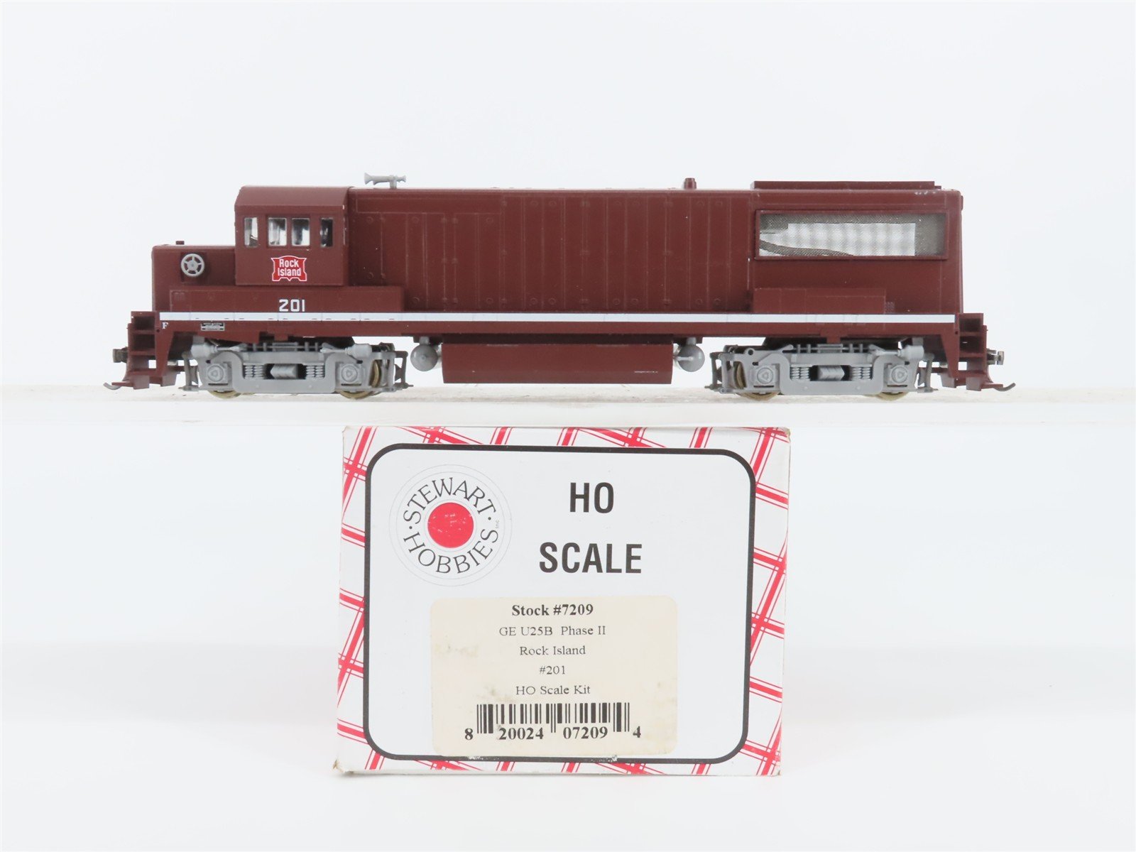 HO Scale Stewart 7209 RI Rock Island GE U25B Ph. II Diesel #201 - DCC Ready