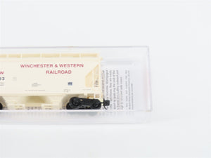 N Micro-Trains MTL 09200570 WW Winchester & Western 2-Bay Covered Hopper #4123