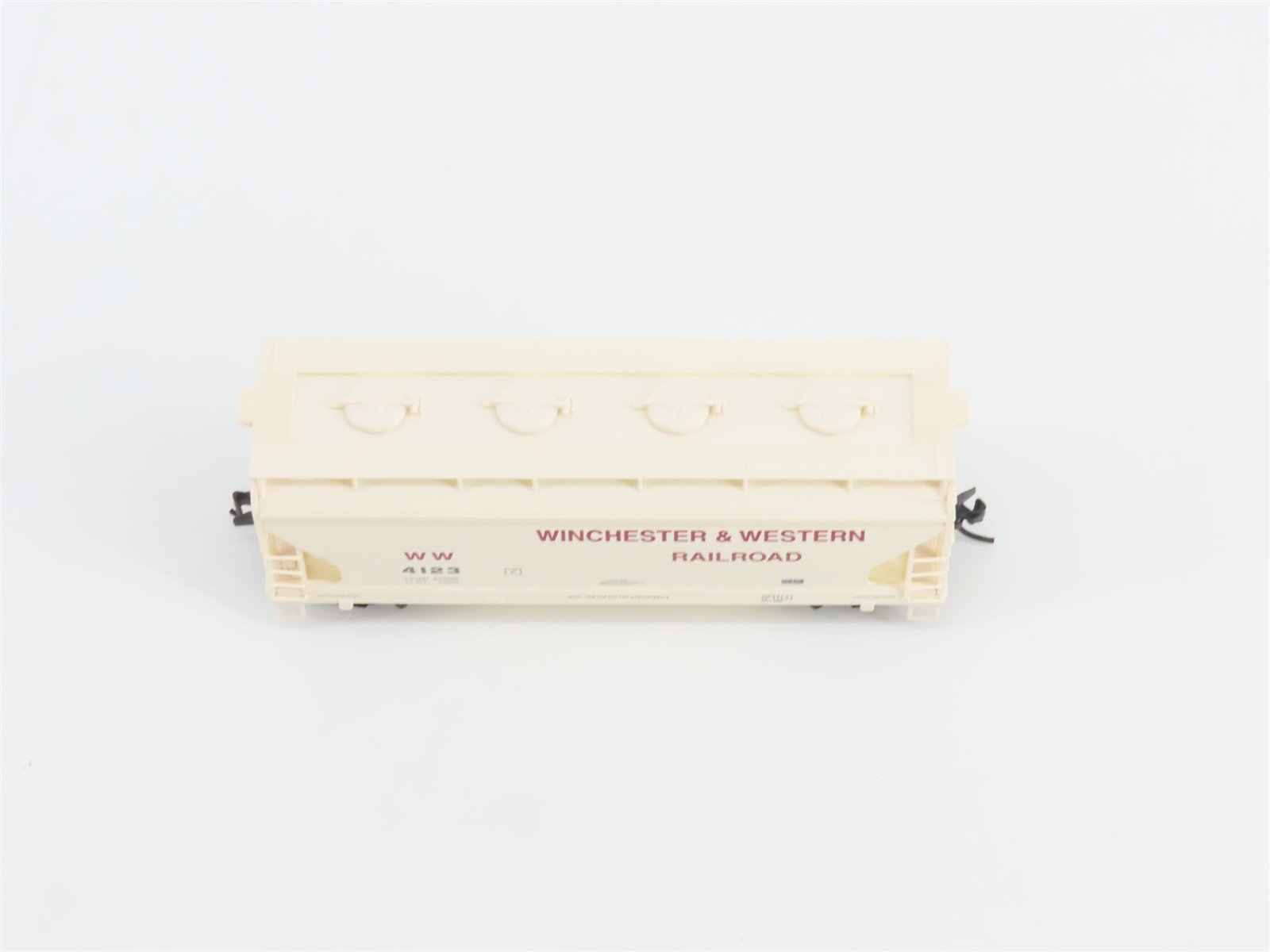 N Micro-Trains MTL 09200570 WW Winchester & Western 2-Bay Covered Hopper #4123