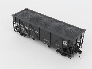 O Scale 2-Rail Atlas 7421-1 B&O War Emergency 2-Bay Hopper #30566 w/ Coal Load