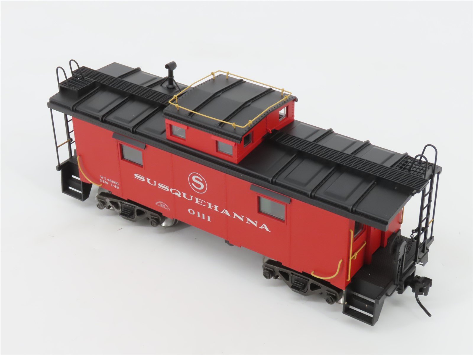O Scale 2-Rail Atlas 7675-1 Susquehanna International NE-6 Caboose #0111