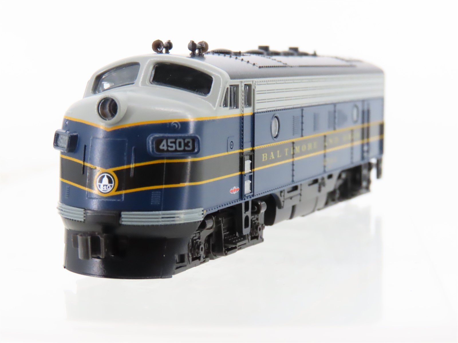 N Scale Kato 106-0428 B&O Baltimore & Ohio F7 A/B Diesel Locomotive Set