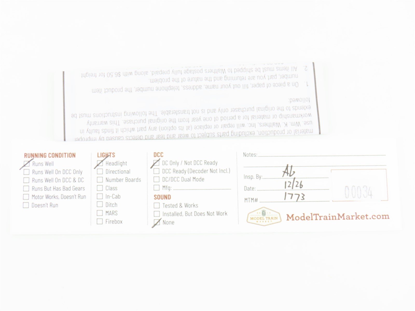 N Scale Walthers 920-80153 CBQ Burlington SW9/1200 Diesel Locomotive #9277