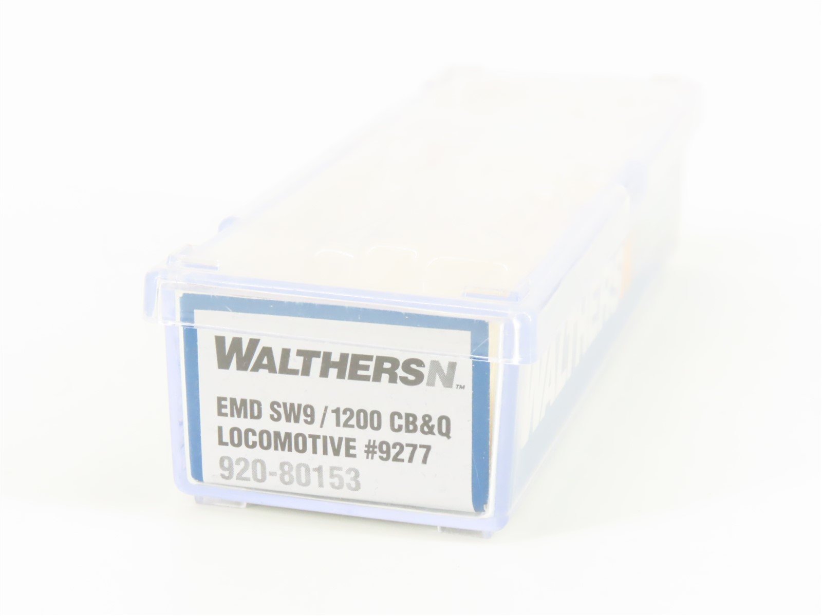 N Scale Walthers 920-80153 CBQ Burlington SW9/1200 Diesel Locomotive #9277