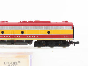 N Scale Life-Like 7201 FEC Florida East Coast E8A Diesel Locomotive #1035