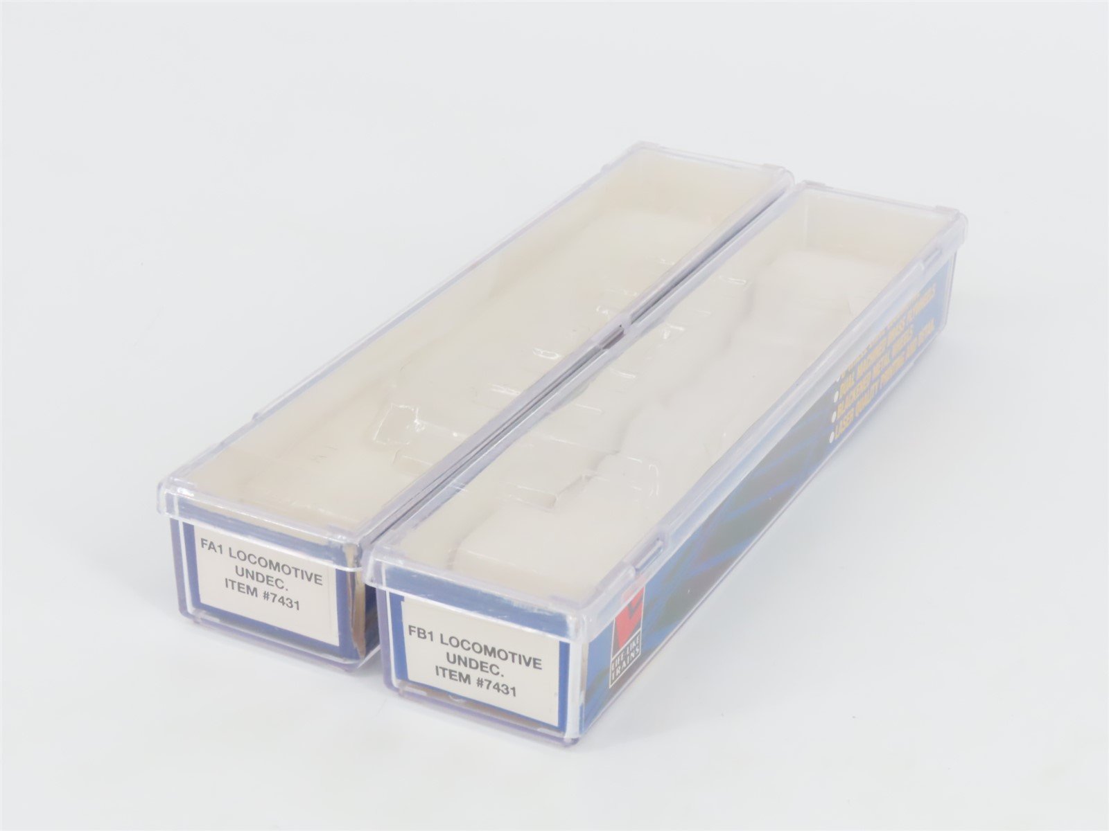 N Scale Life-Like 7431 Undecorated FA1/FB1 Diesel Locomotive Set