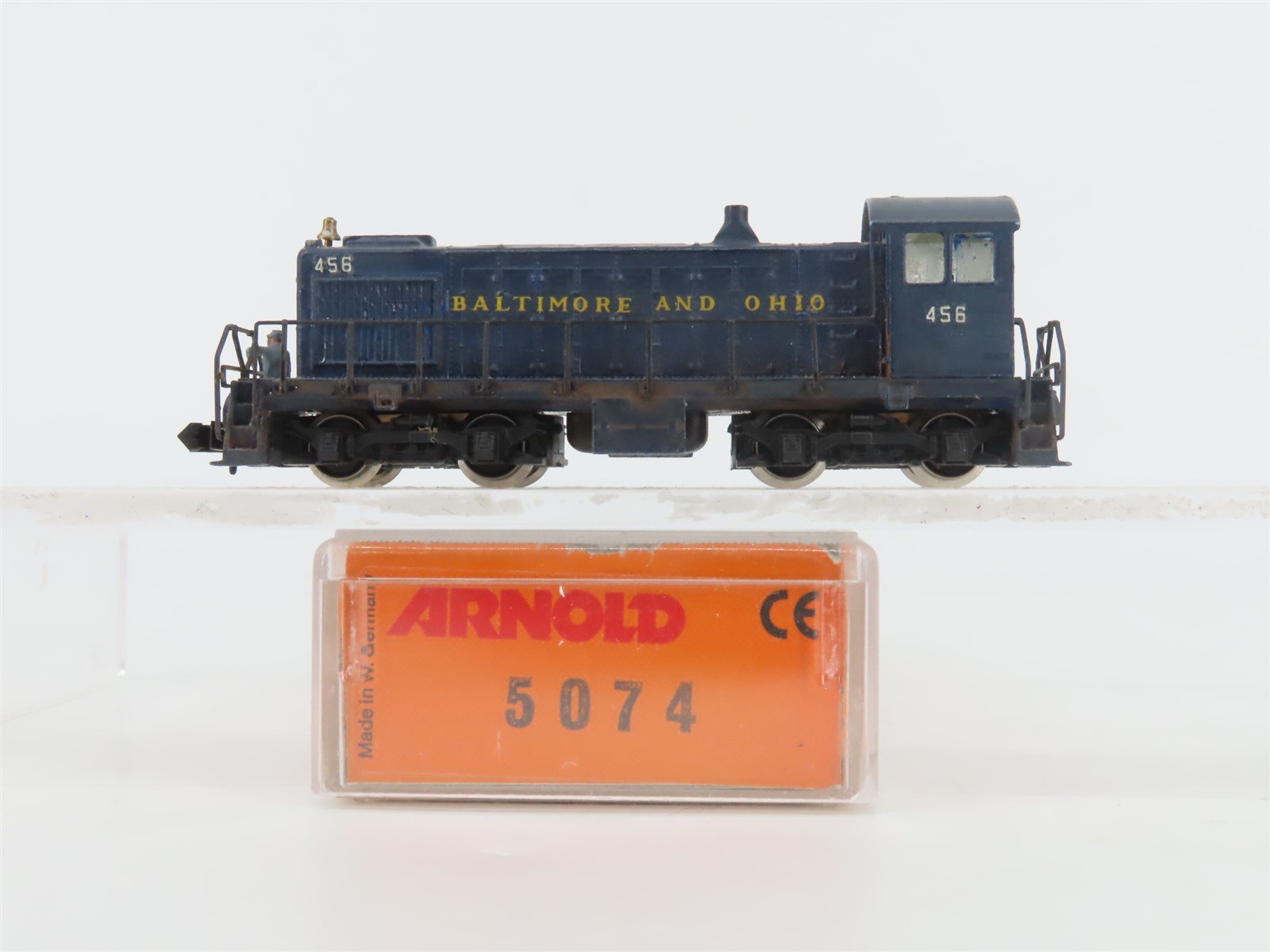 N Scale Arnold 5074 B&O Baltimore & Ohio S2 Diesel Locomotive #456 CUSTOM
