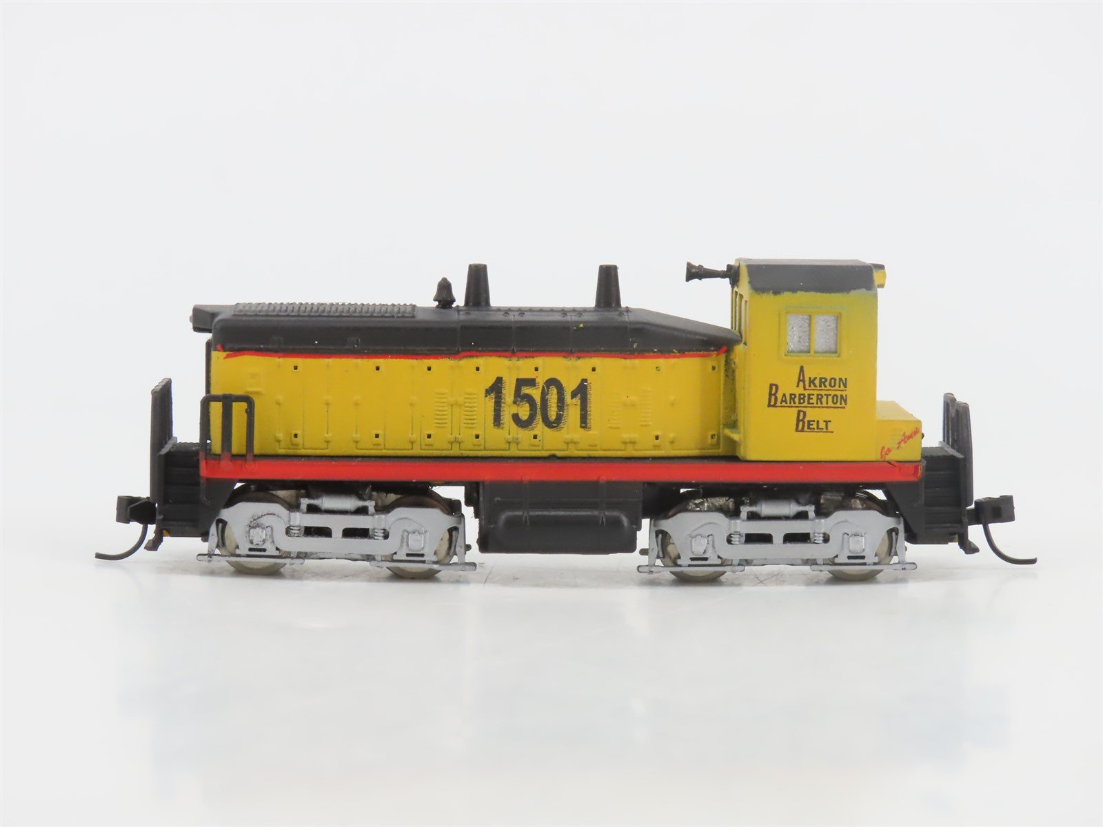 N Scale Atlas Akron Barberton Belt SW1500 Diesel Locomotive #1501 CUSTOM