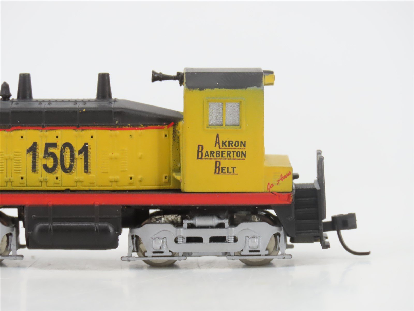 N Scale Atlas Akron Barberton Belt SW1500 Diesel Locomotive #1501 CUSTOM