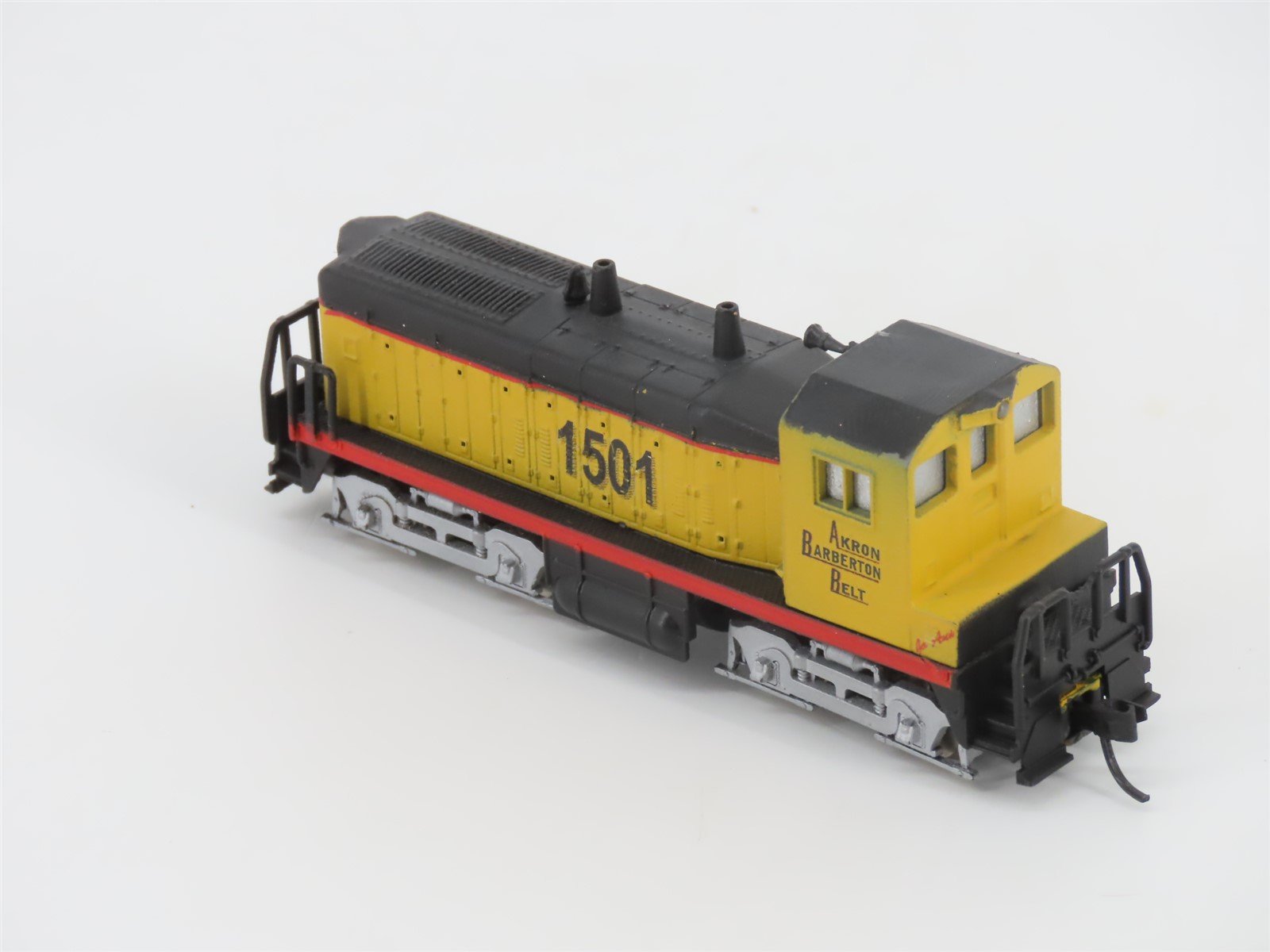 N Scale Atlas Akron Barberton Belt SW1500 Diesel Locomotive #1501 CUSTOM