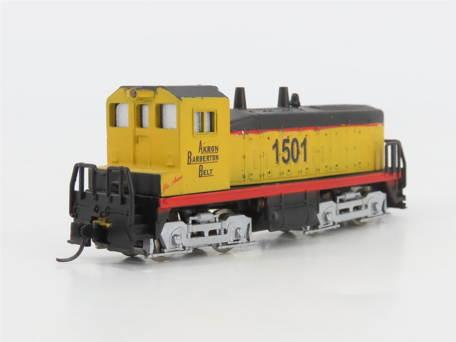 N Scale Atlas Akron Barberton Belt SW1500 Diesel Locomotive #1501 CUSTOM