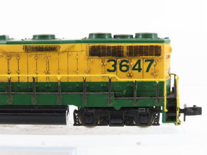 N Scale Atlas 4639 RDG Reading GP35 Diesel Locomotive #3647 CUSTOM