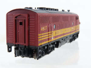N Scale KATO B&M Boston & Maine F7A Diesel Locomotive #4227 CUSTOM