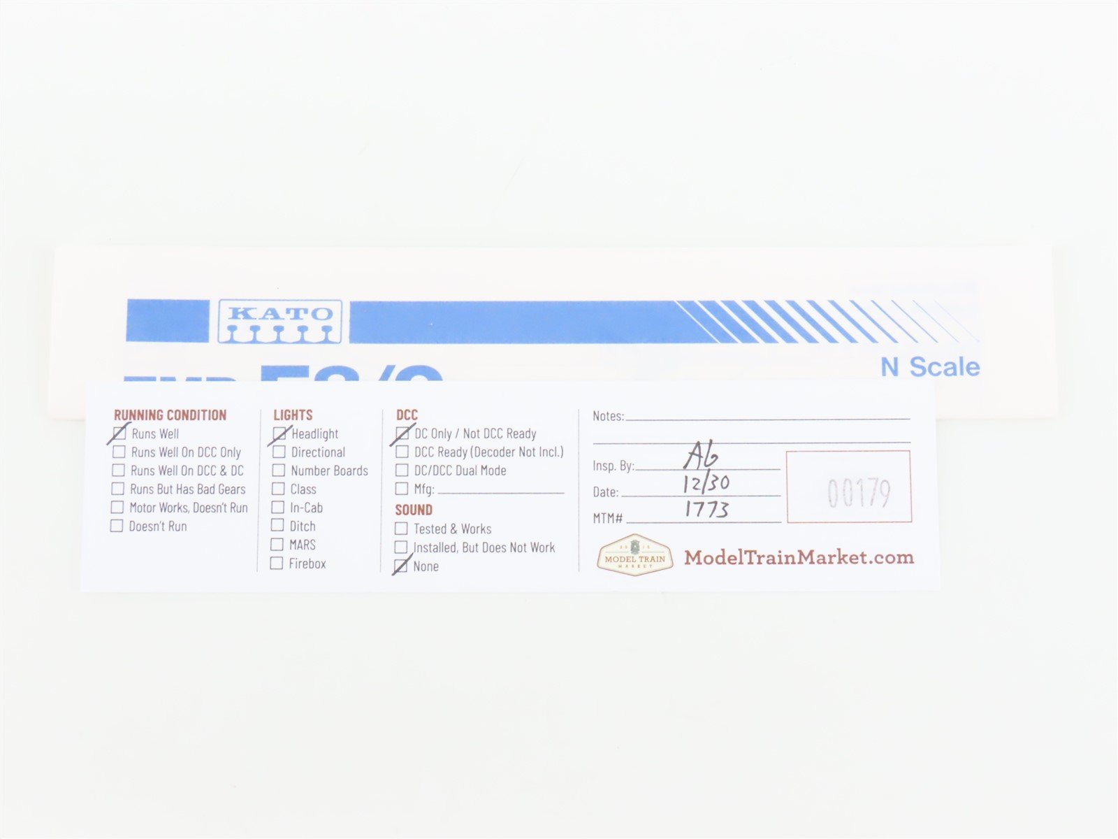 N Scale KATO BN Burlington Northern E8/9A Diesel Locomotive #9943