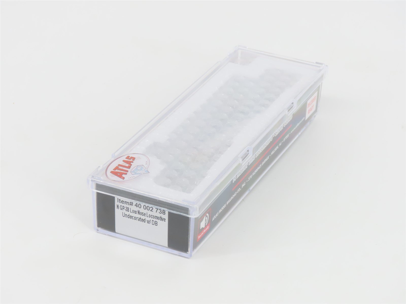 N Atlas Master Silver 40002738 Undecorated EMD GP38 Low Nose Diesel - DCC Ready