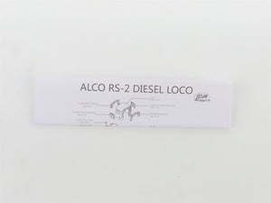 N Scale Atlas Master 40004620 Undecorated ALCO RS-2 Diesel Locomotive w/ DCC