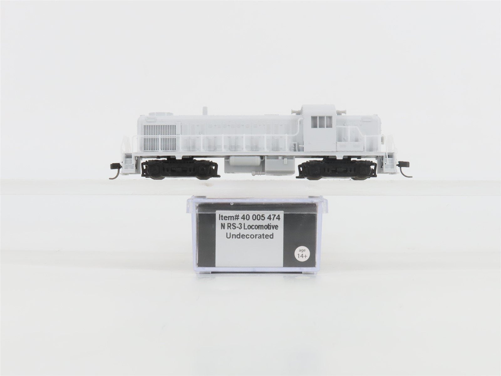 N Scale Atlas Classic Silver 40005474 Undecorated ALCO RS-3 Diesel - DCC Ready